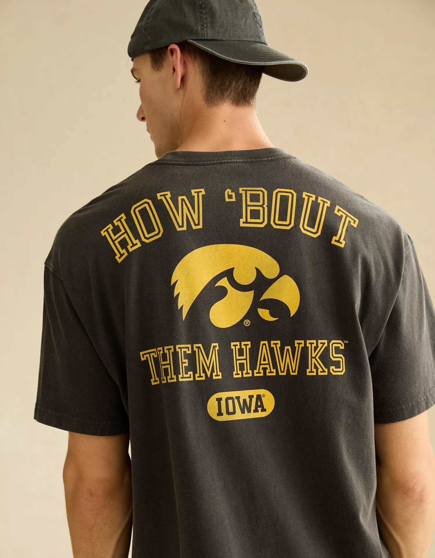 AE Boxy Fit Iowa Hawkeyes Graphic T-Shirt - thumbnail 2