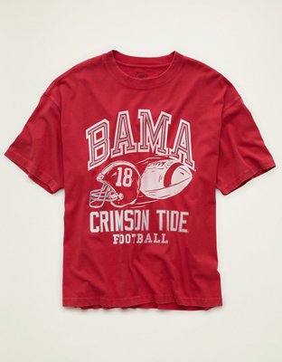 AE Boxy Fit Alabama Crimson Tide Graphic T-Shirt