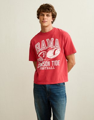 AE Boxy Fit Alabama Crimson Tide Graphic T-Shirt