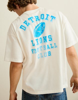 NFL Boxy Fit Detroit Lions Graphic T-Shirt