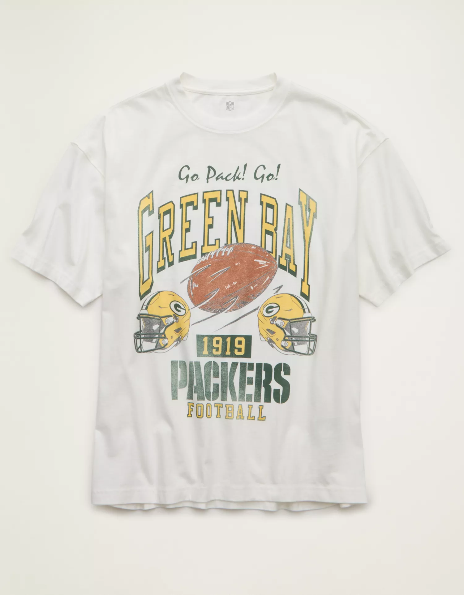 NFL Boxy Fit Green Bay Packers Graphic T-Shirt - thumbnail 3