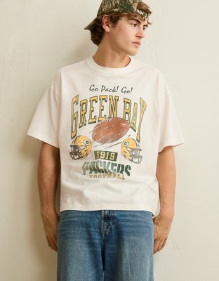 NFL Boxy Fit Green Bay Packers Graphic T-Shirt