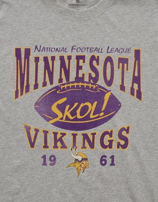 NFL Boxy Fit Minnesota Vikings Graphic T-Shirt