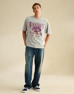 NFL Boxy Fit Minnesota Vikings Graphic T-Shirt