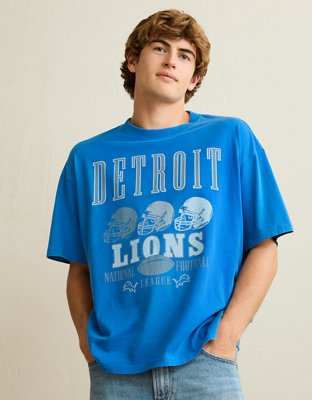 NFL Boxy Fit Detroit Lions Graphic T-Shirt | American Eagle