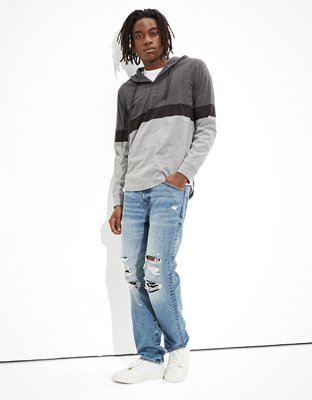 AE Color Block Hoodie Tee