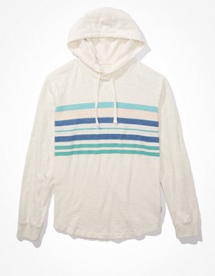 Мужские худи American Eagle AE Super Soft Striped Slub Tee — фото 3