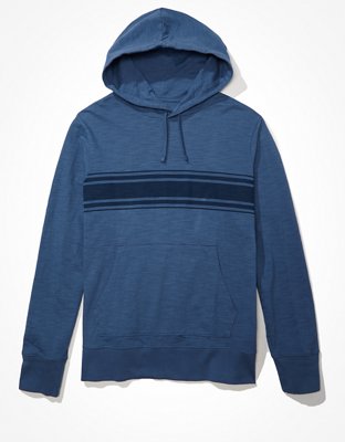 AE Super Soft Slub Striped Hoodie Tee