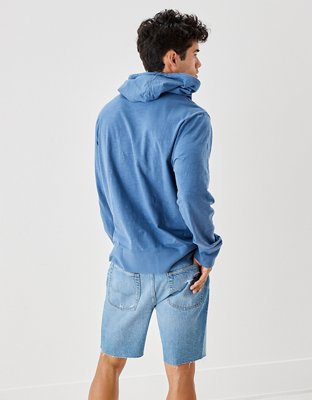 AE Super Soft Slub Striped Hoodie Tee