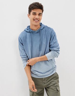 AE Super Soft Slub Dip-Dye Hoodie T-Shirt