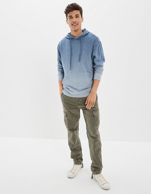 AE Super Soft Slub Dip-Dye Hoodie T-Shirt