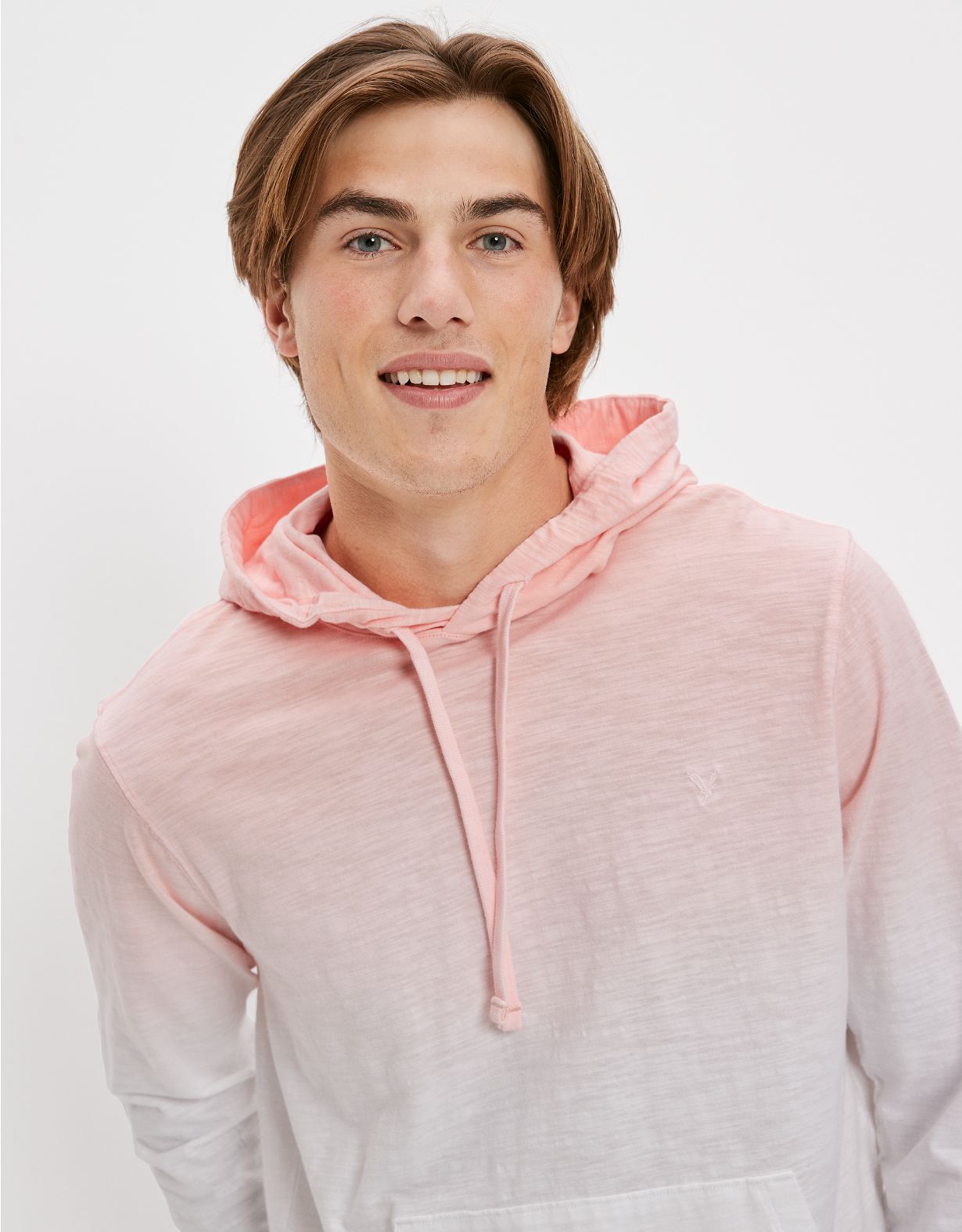 AE Long-Sleeve Dip Dye Hoodie T-Shirt