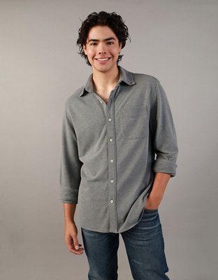 AE Camisa de Piqué con Botones