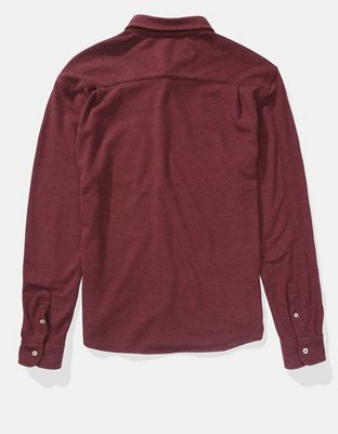 AE Pique Button-Up Shirt