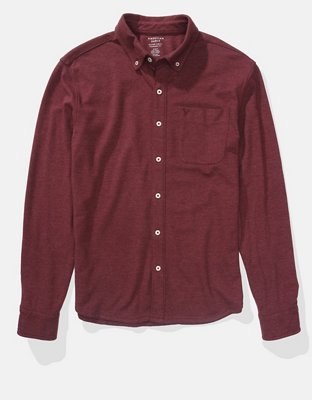 AE Pique Button-Up Shirt