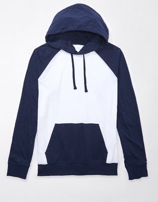 AE Super Soft Slub Colorblock Hoodie T-Shirt