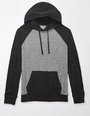 AE Super Soft Slub Colorblock Hoodie T-Shirt