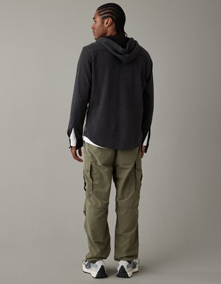 AE Camisa Estilo Chamarra con Capucha