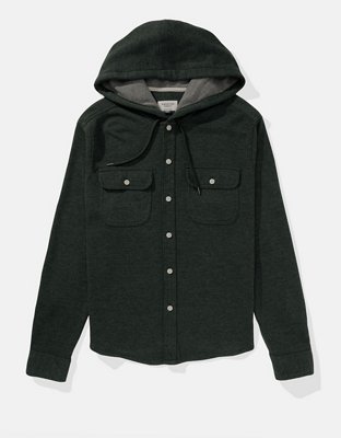 AE Camisa Estilo Chamarra con Capucha