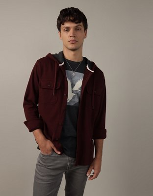AE Hooded Shirt Jacket