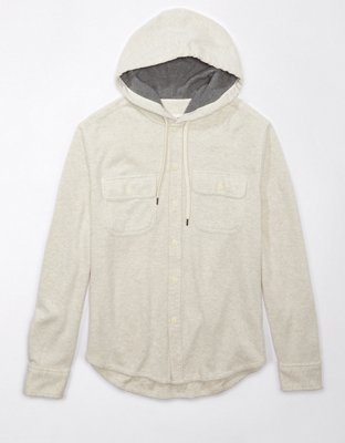 AE T-Shirt Tejida Super Suave Manga Larga con Capucha