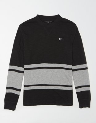 AE Long Sleeve Color Block T-Shirt
