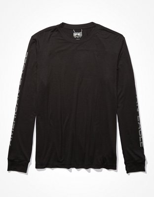 Мужские футболки American Eagle AE 24/7 Long-Sleeve Graphic T-Shirt — фото 3