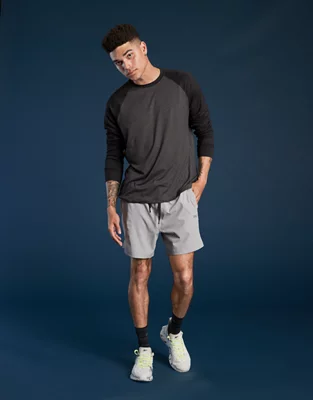 AE 24/7 Good Vibes Long-Sleeve Raglan T-Shirt