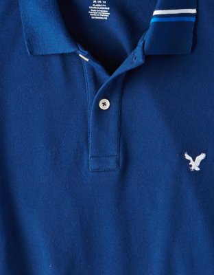 Мужские топы American Eagle AE Flex Pique Polo — фото 3