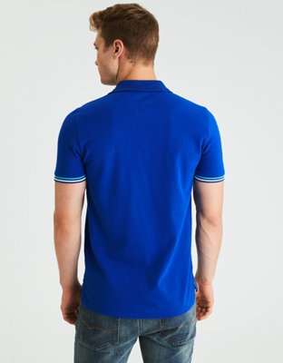 Мужские топы American Eagle AE Flex Pique Polo — фото 4