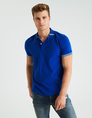 Мужские топы American Eagle AE Flex Pique Polo — фото 2