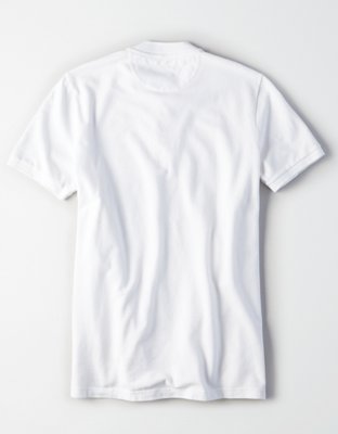 Мужские топы American Eagle AE Pique Henley — фото 4