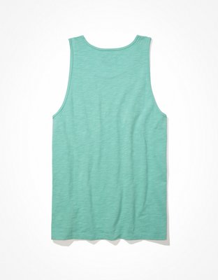 AE Super Soft Slub Striped Tank Top