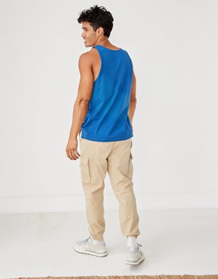 Мужские топы American Eagle AE Super Soft Graphic Tank Top — фото 2