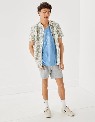 Мужские топы American Eagle AE Super Soft Slub Graphic Tank Top — фото 4