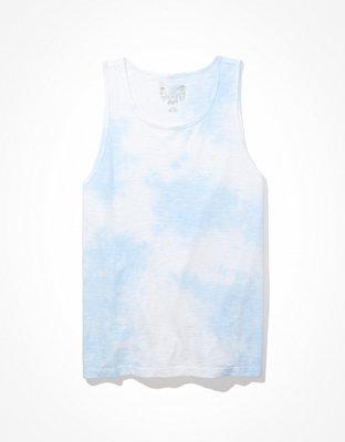 Мужские топы American Eagle AE Super Soft Slub Tie-Dye Tank Top — фото 3