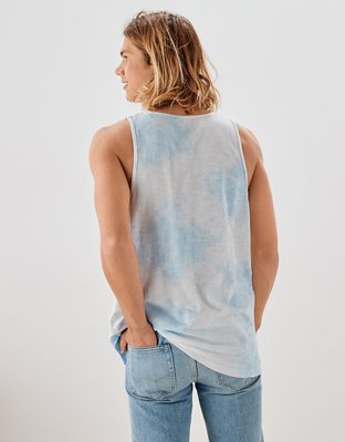 Мужские топы American Eagle AE Super Soft Slub Tie-Dye Tank Top — фото 2