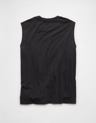 AE Boxy Sueded Jersey Tank Top
