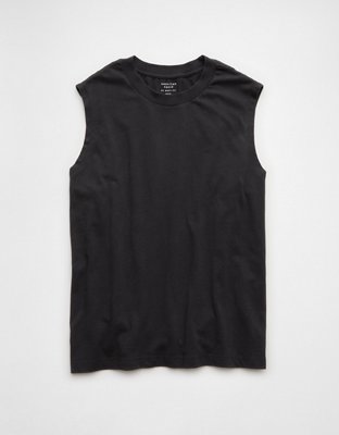 AE Boxy Sueded Jersey Tank Top