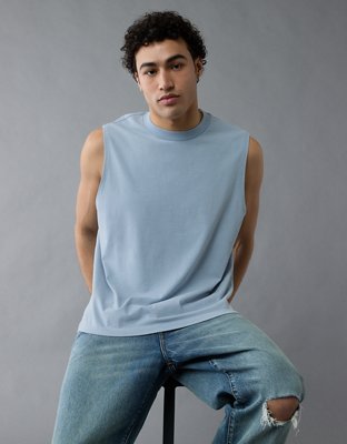 AE Boxy Sueded Jersey Tank Top