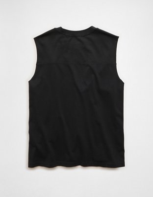 AE Boxy Fit Sueded Jersey Tank