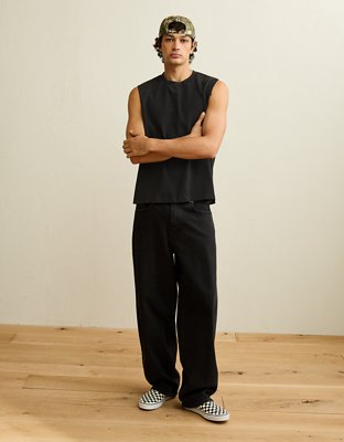 AE Boxy Fit Sueded Jersey Tank