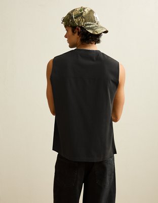 AE Boxy Fit Sueded Jersey Tank