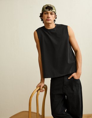 AE Boxy Fit Sueded Jersey Tank