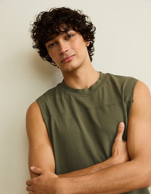 AE Boxy Fit Sueded Jersey Tank