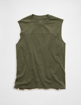 AE Boxy Fit Sueded Jersey Tank
