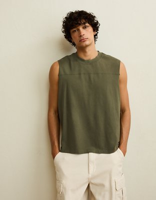AE Boxy Fit Sueded Jersey Tank