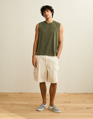 AE Boxy Fit Sueded Jersey Tank