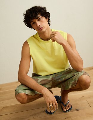 AE Boxy Fit Sueded Jersey Tank