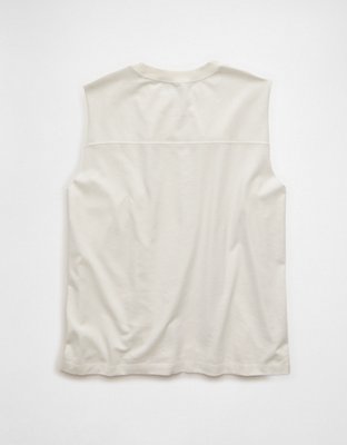 AE Boxy Fit Sueded Jersey Tank